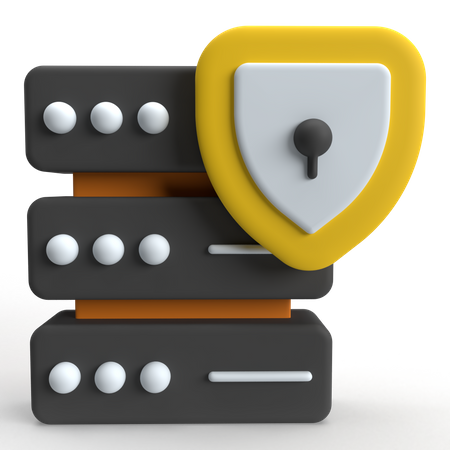 Data Protection  3D Icon