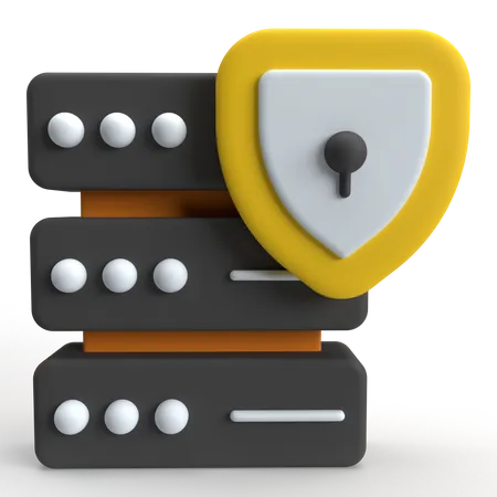 Data Protection  3D Icon