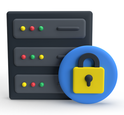 Data Protection  3D Icon