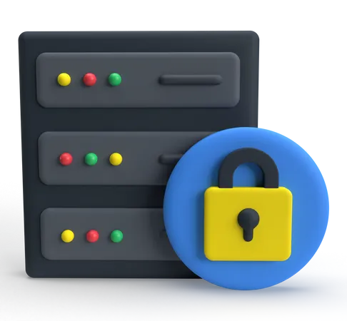 Data Protection  3D Icon