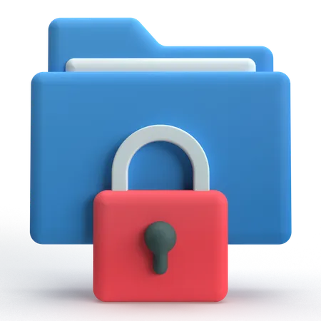 Data Protection  3D Icon