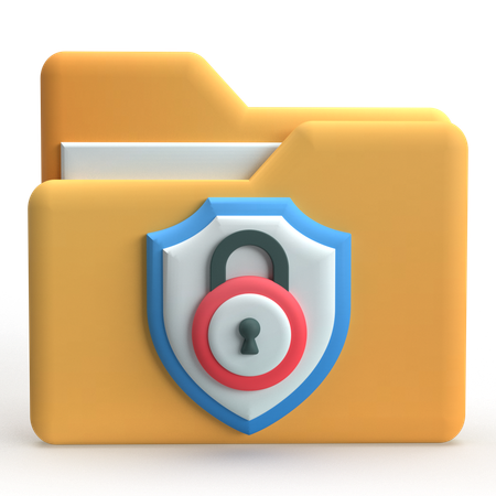 Data Protection  3D Icon