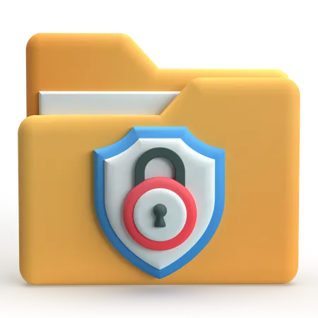 Data Protection  3D Icon