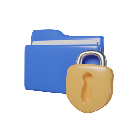 Data Protection  3D Icon