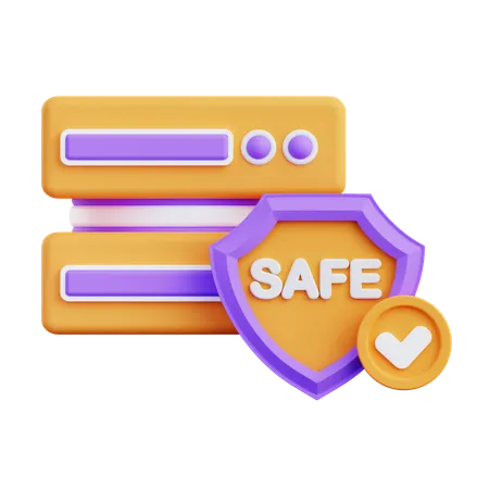 Data Protection  3D Icon