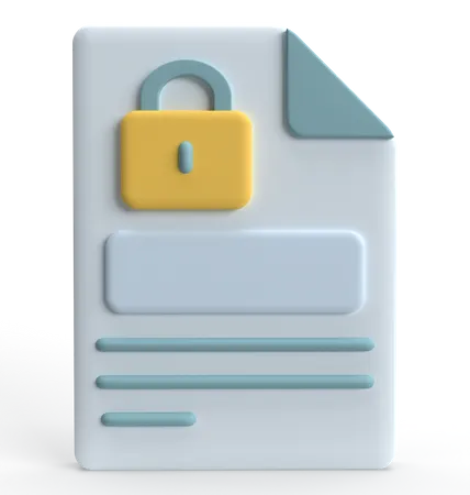 Data Protection  3D Icon