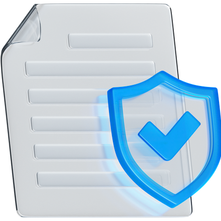 Data Protection  3D Icon