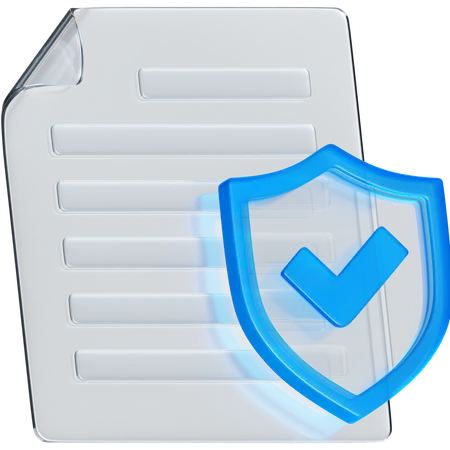 Data Protection  3D Icon