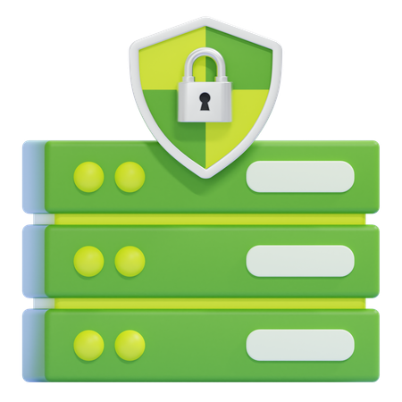 Data Protection  3D Icon