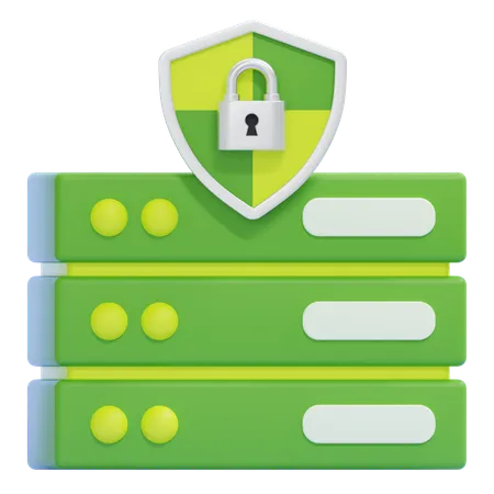 Data Protection  3D Icon