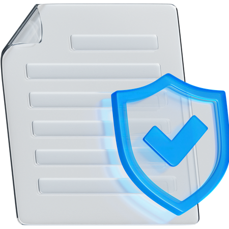 Data Protection  3D Icon