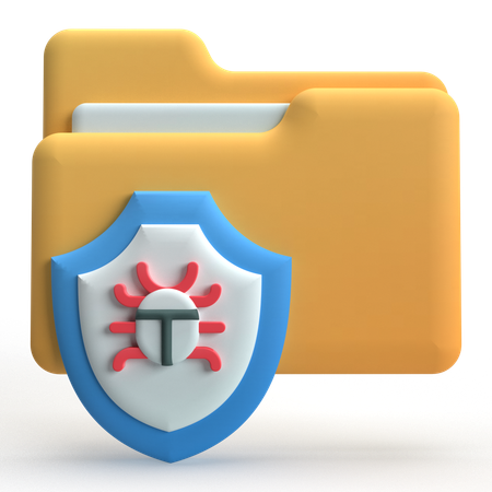 Data Protection  3D Icon