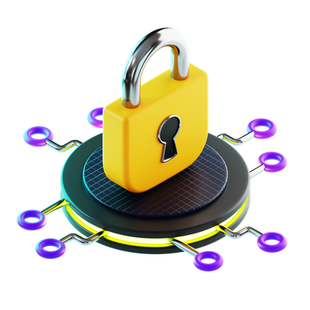 Data Protection  3D Icon