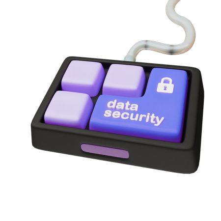 Data Protection  3D Icon
