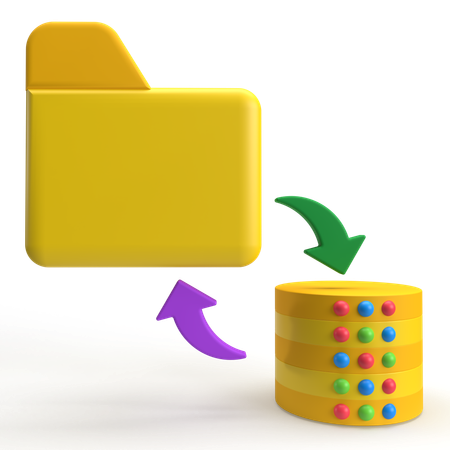 Data Recovery  3D Icon