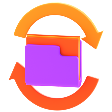 Data Recovery  3D Icon