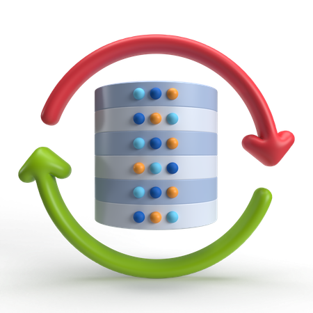 Data Recovery  3D Icon