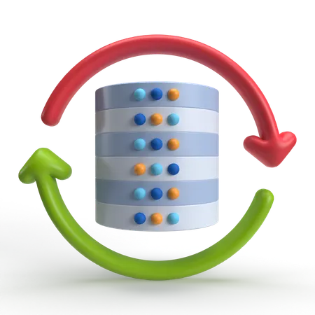 Data Recovery  3D Icon