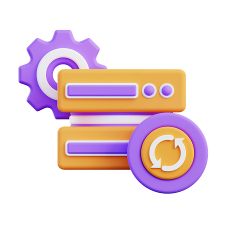 Data Recovery  3D Icon