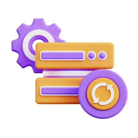 Data Recovery  3D Icon