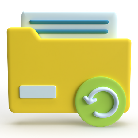 Data Recovery  3D Icon