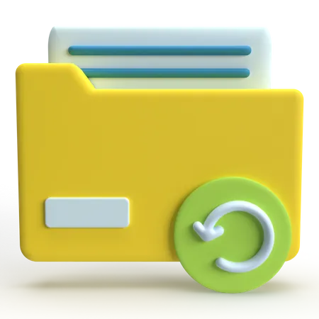 Data Recovery  3D Icon