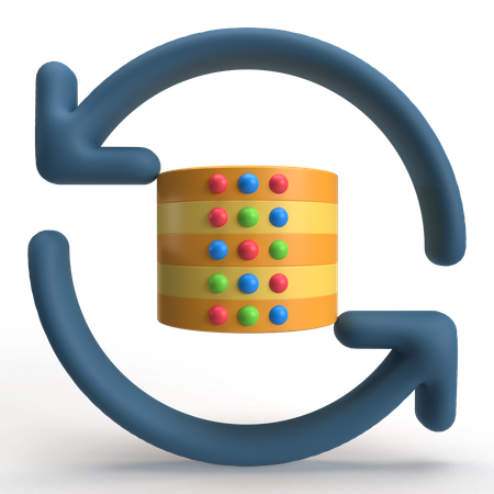 Data Recovery  3D Icon