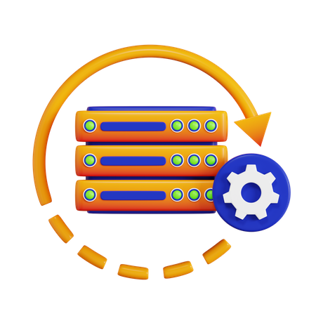 Data Recovery  3D Icon