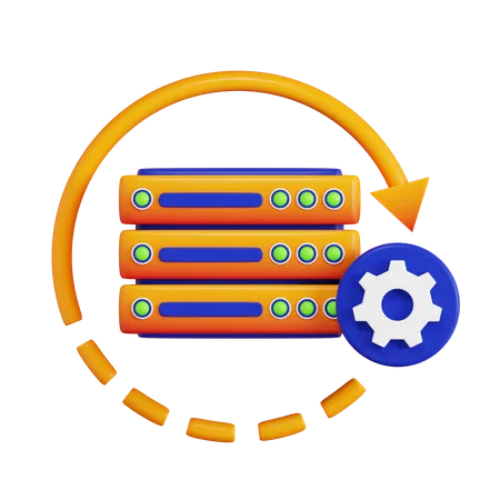 Data Recovery  3D Icon