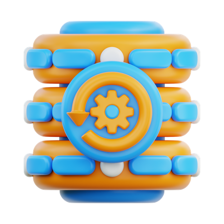 Data Recovery  3D Icon