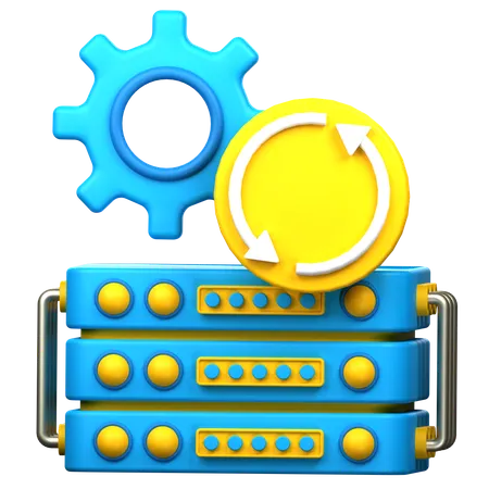 Data Recovery  3D Icon
