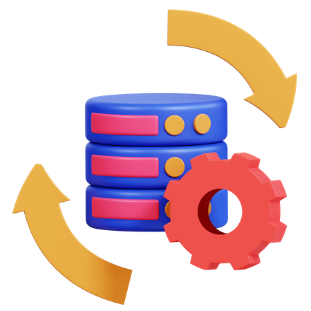 Data Recovery  3D Icon