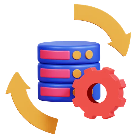 Data Recovery  3D Icon