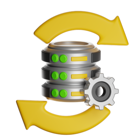 Data Recovery  3D Icon