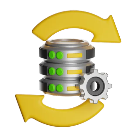 Data Recovery  3D Icon