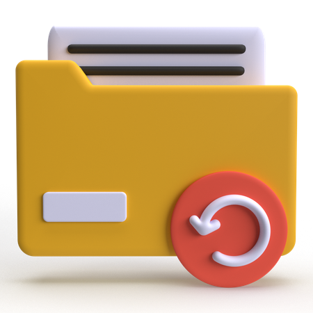 Data Recovery  3D Icon