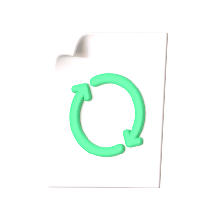 Data Recovery  3D Icon