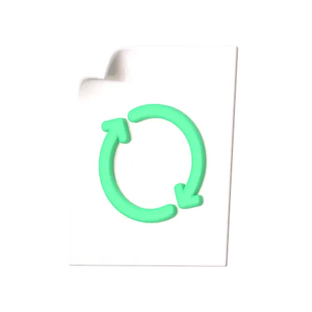 Data Recovery  3D Icon