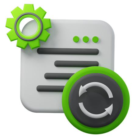 Data Recovery  3D Icon