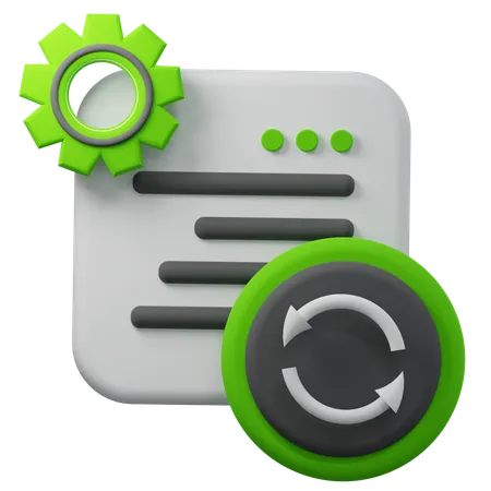 Data Recovery  3D Icon