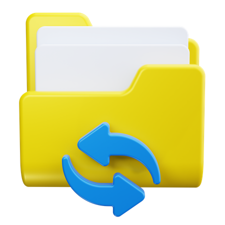 Data Recovery  3D Icon