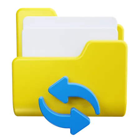 Data Recovery  3D Icon