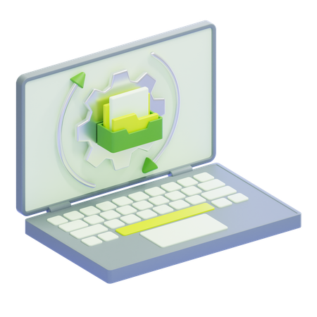 Data Recovery  3D Icon