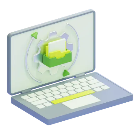 Data Recovery  3D Icon