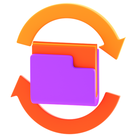 Data Recovery  3D Icon