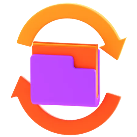 Data Recovery  3D Icon