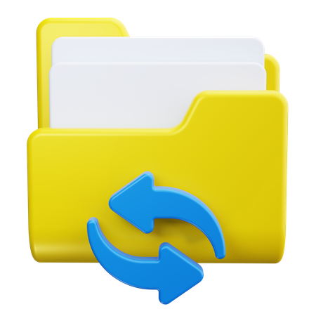 Data Recovery  3D Icon