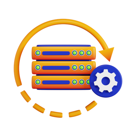 Data Recovery  3D Icon