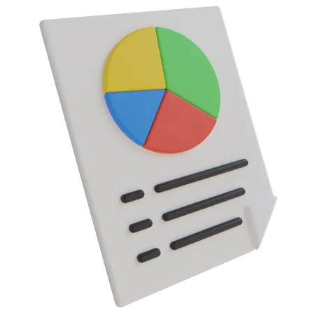 Data Report  3D Icon