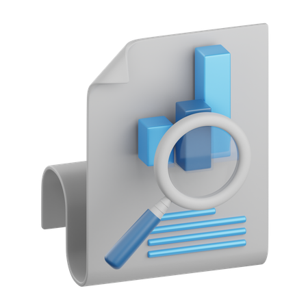 Data Research  3D Icon